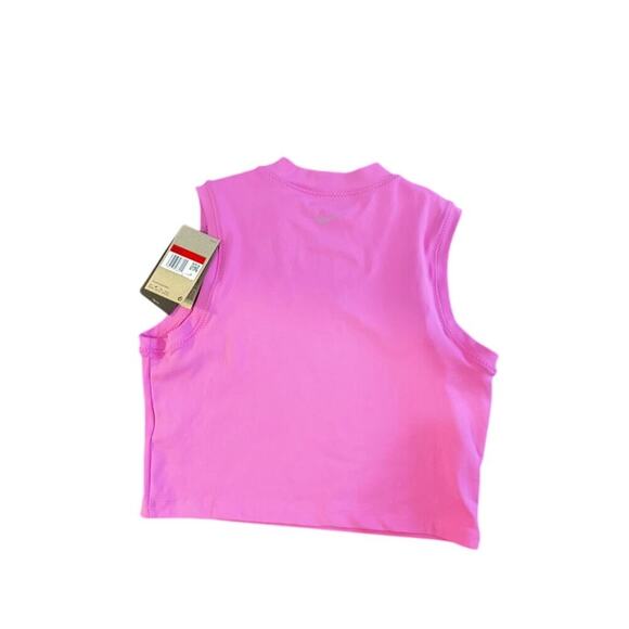 NWT Nike Y2K bright pink crop top tank top sz Large - Picture 5 of 5